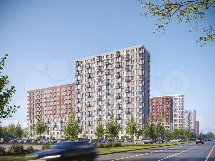 1-к. квартира, 40,6 м², 2/17 эт.