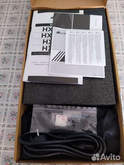 Блок питания Corsair HX 850 Platinum на гарантии