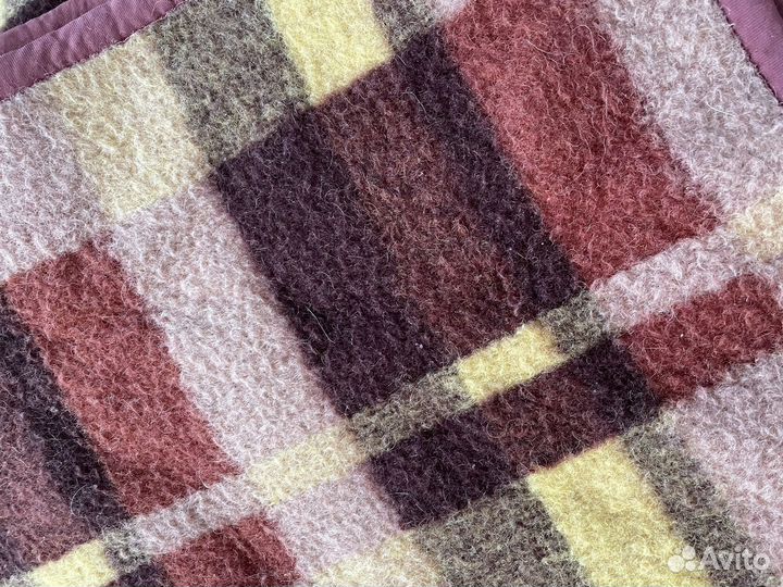 Плед шерстяной бу