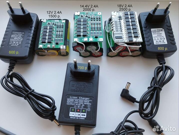 Ремонт аккумуляторов шуруповерта, робот пылесос