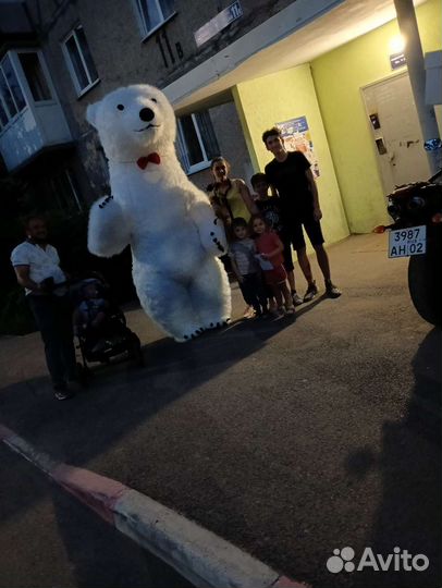 Белый мишка поздравление