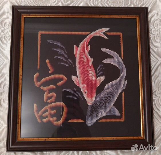 Серия вышитых картин