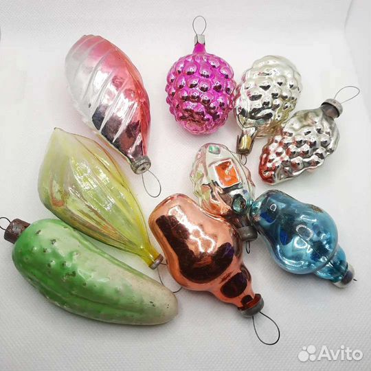 Елочные игрушки СССР фигурки