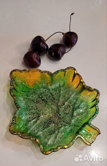 Блюдца из эпоксидной смолы