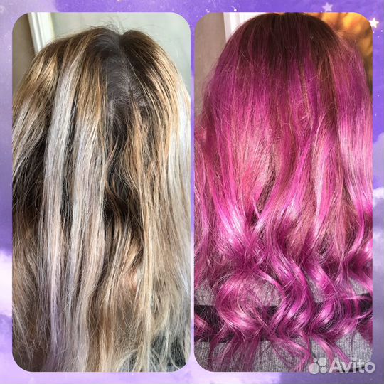 Сложное окрашивание волос