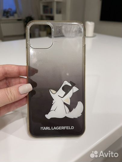 Чехол на iPhone 11 pro max Karl Lagerfeld оригинал