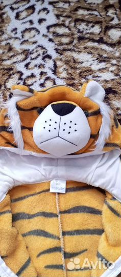 Тигр детский комбинезон для девочек и мальчиков