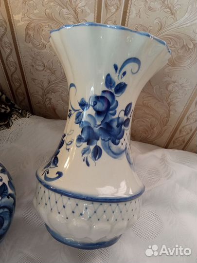 Гжель СССР посуда