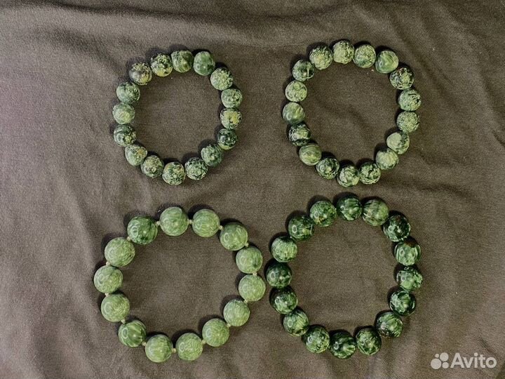 Браслеты из серафинита (клинохлора)