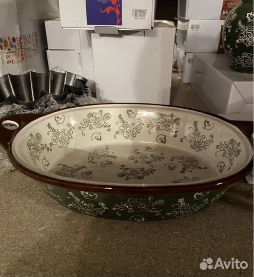 Блюдо овальное для запекания