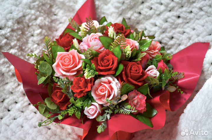 Букет из мыла