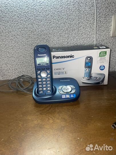 Стационарный телефон panasonic с автоответчиком