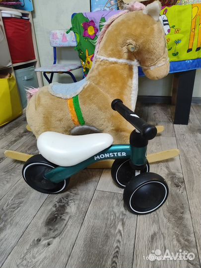 Лошадка качалка и беговел