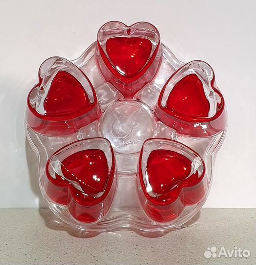 Подставка-подогреватель Агава красная для чайника