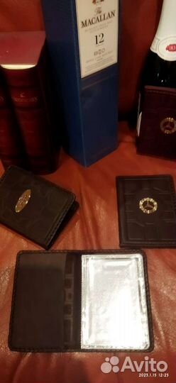 Обложка для автодокументов натуральная кожа