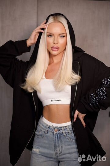 Худи женское оверсайз