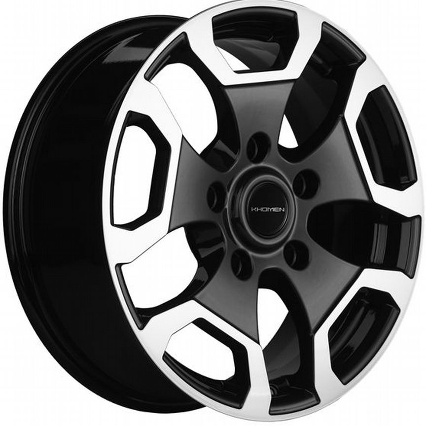 Khomen 1725 : 6,5x17 5*139,7 Et:35 Dia:98 Black-FP