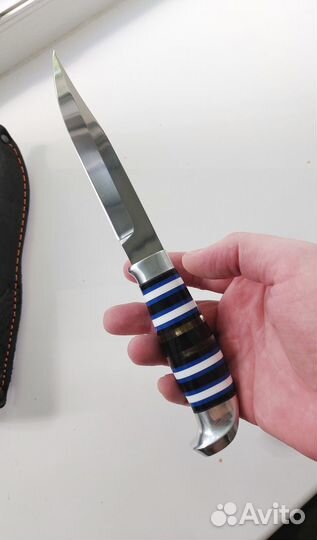 Финский нож финка жиганская на наборном оргстекле