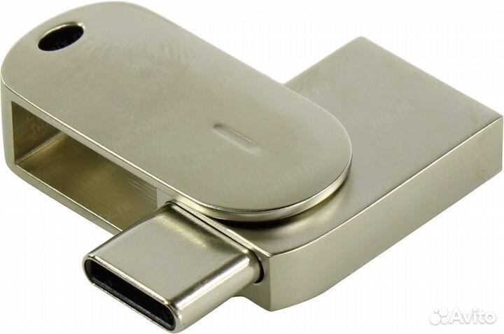 Флешка 32GB Netac USB 3.2 + Type-C (Metall)