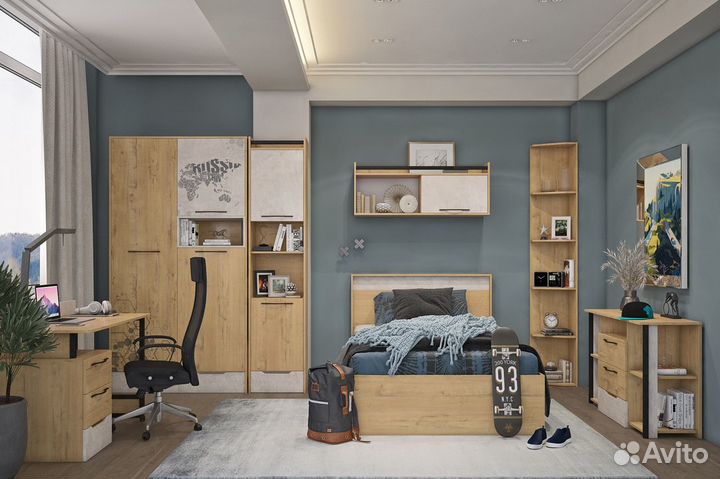 Стеллаж Стэнфорд угловой