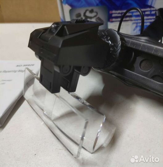 Ювелирные очки, лупа часовщика с подсветкой