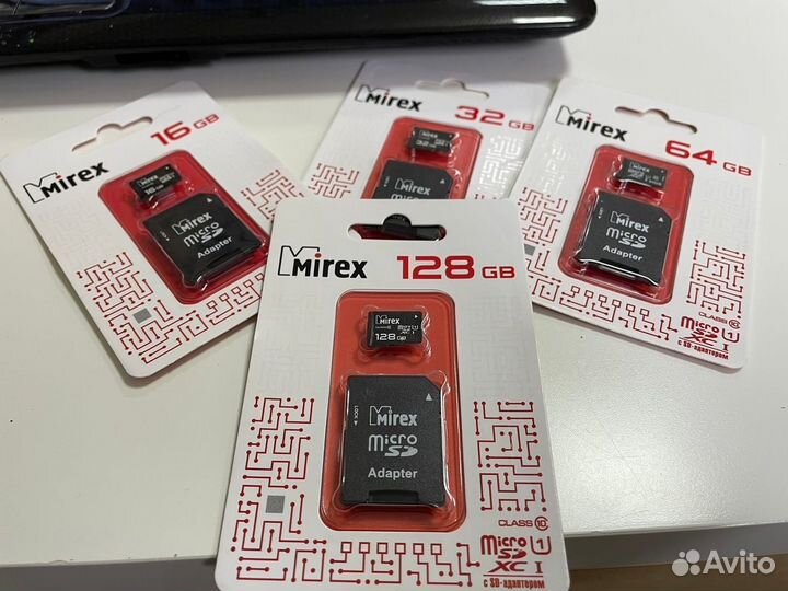 Карта памяти micro sd с адаптером