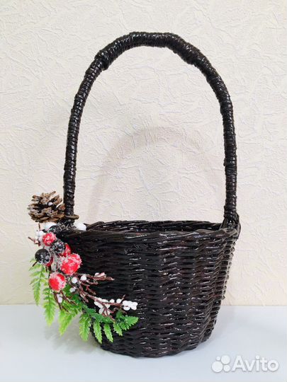 Корзина плетеная