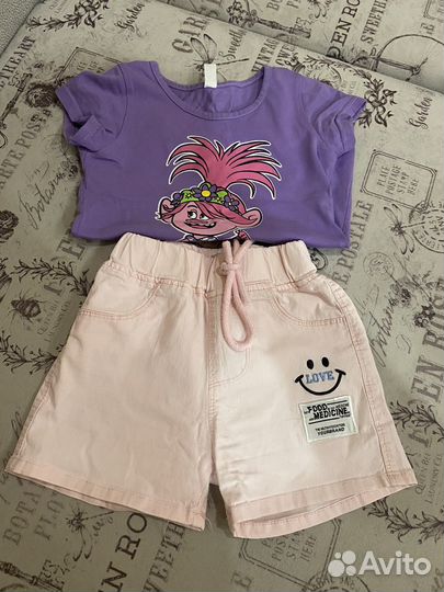 Одежда для девочки пакетом 110 116
