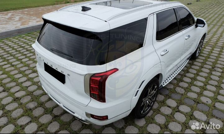 Нижний спойлер Хендай Палисад 2018 +