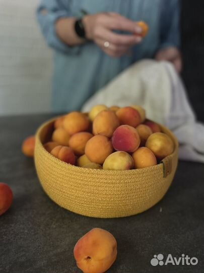 Корзина из хлопкового шнура