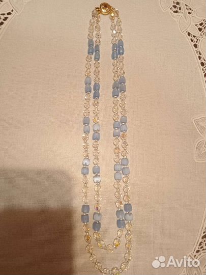 Бусы сатиновые