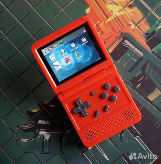 Портативная Ретро игровая консоль powkiddy 2023