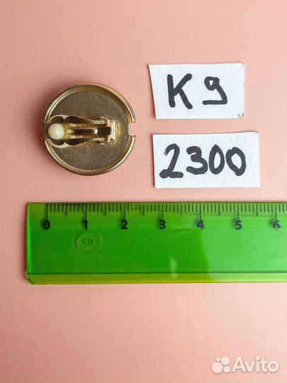 Винтажные клипсы Chico's 70 гг США К9 Д