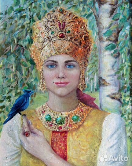 Картина маслом портрет