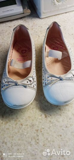 Туфли для девочки 26 размер белые
