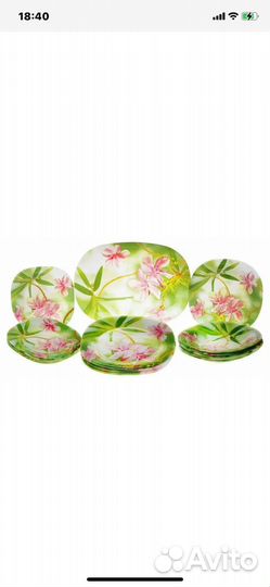 Набор столовой посуды luminarc новый