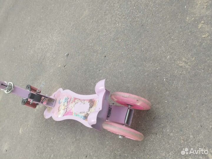 Самокат детский трехколесный бу