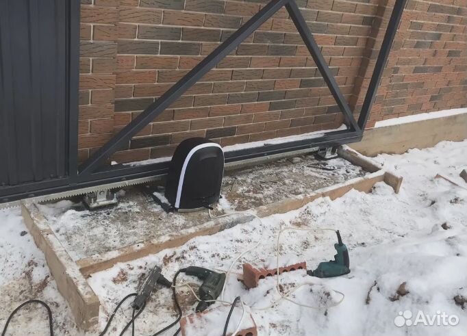 Откатные ворота металлические 4,7*2