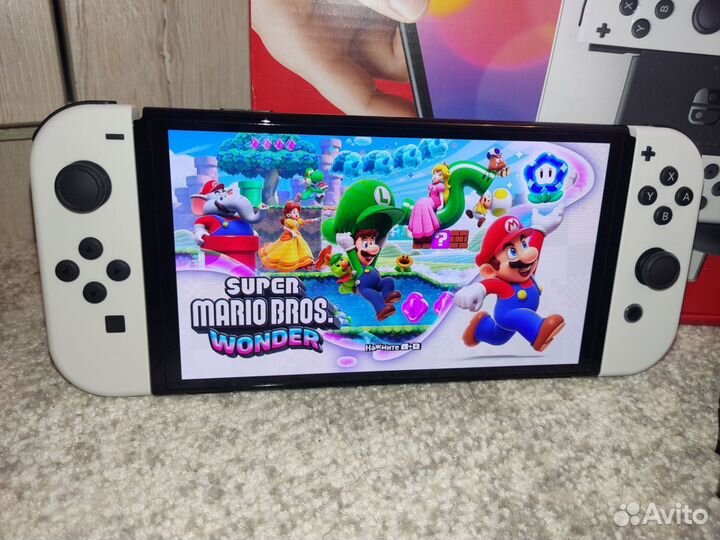 Новый прошитый Nintendo Switch Oled 256Gb+куча игр