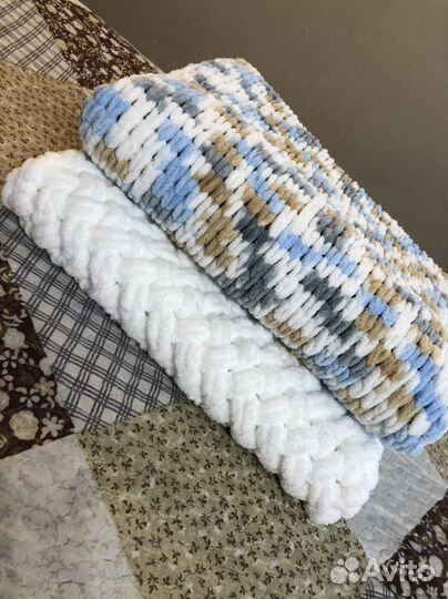 Вязанный плед