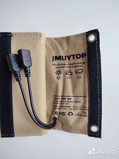 Новая портативная солнечная панель jmiutop 10W