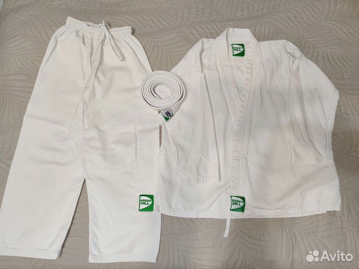 Кимоно для каратэ, дзюдо детское 130