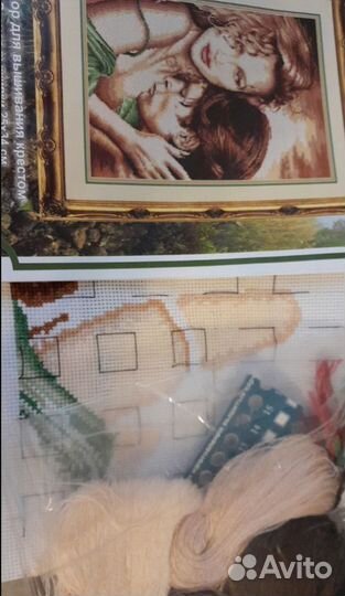 Вышивка крестом (схема). 