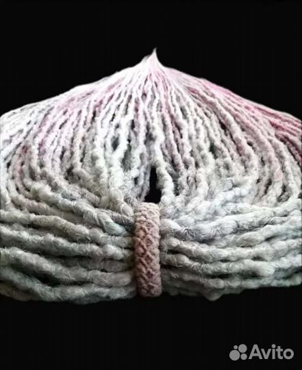 Дреды де фактурные серебро