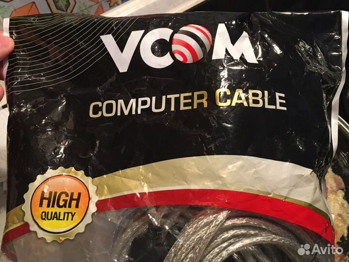 Кабель удлинительный vcom USB 2.0 A - USB 2.0 A