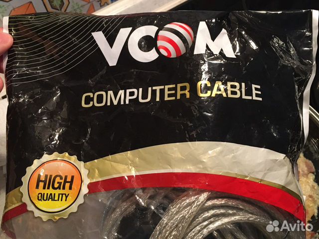 Кабель удлинительный vcom USB 2.0 A - USB 2.0 A