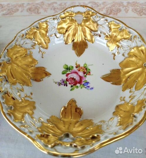 Конфетница Мейсенский букет