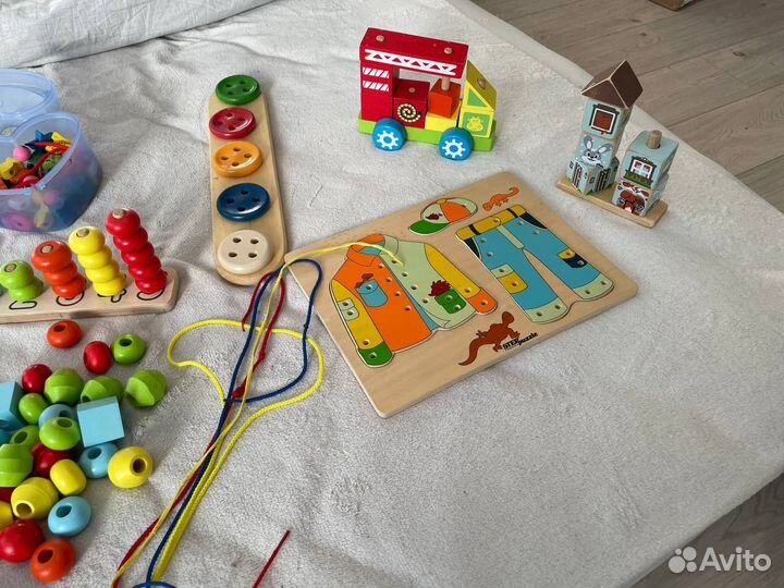 Развивающие деревянные игры пакетом