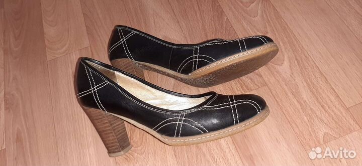 Туфли кожаные