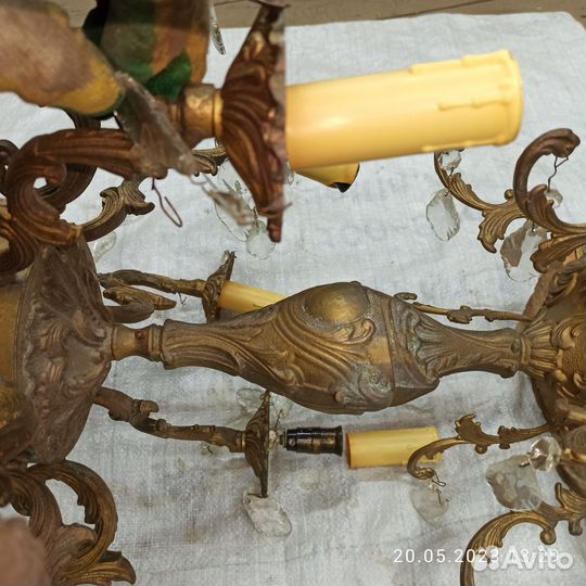 Люстра бронза СССР